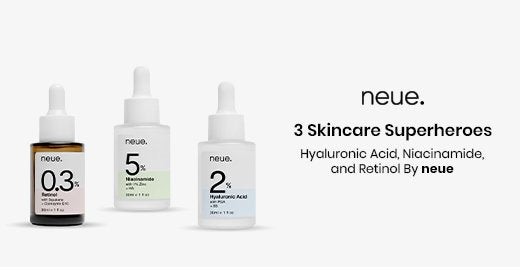 3 Skincare Superheroes: Hyaluronic Acid, Niacinamide, and Retinol By neue