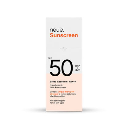 Sunscreen suncreen gel spf 50 neue. 